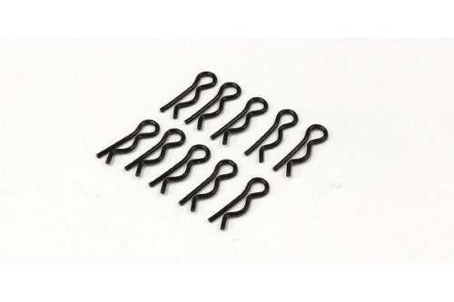 Kyosho Hobby Part - Body Clips 4mm Black (10)
