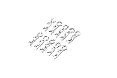 Kyosho Body Pins (Repl. FM029) for RC cars, durable and precise, 10-pack for secure body attachment.