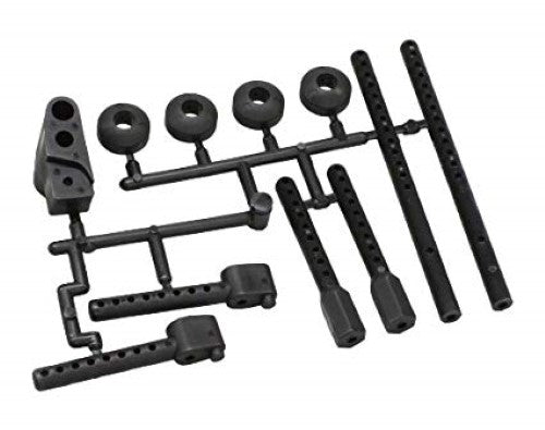 Kyosho Body Mount set for FT22, essential replacement part for secure body attachment on RC vehicles.