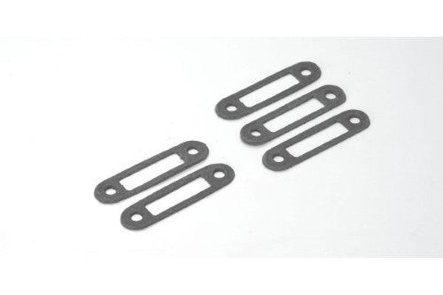 Kyosho Muffler Gasket set, non-asbestos, 5 pieces for optimal RC vehicle performance and leak prevention.