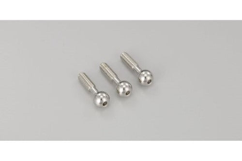 Kyosho 9mm Pillow Ball set of 3, designed for improved RC car suspension and handling performance.