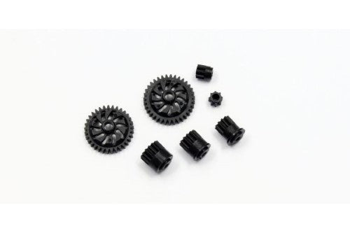 Kyosho MB010 Pinion and Spur Gear set for RC vehicles, enhancing performance and durability for optimal speed and handling.