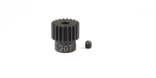 Kyosho Steel Pinion Gear 20T 48DP for RC cars, designed for durability, precision, and optimal power transfer.