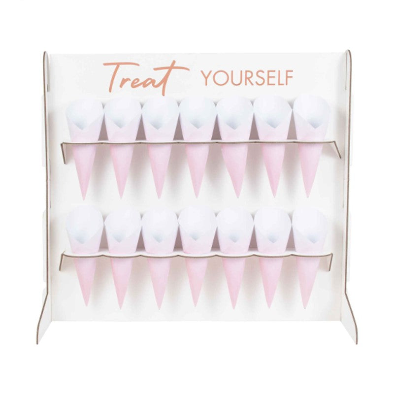Mix It Up Food Cones Treat Stand 44cm W x 37cm H x 23cm