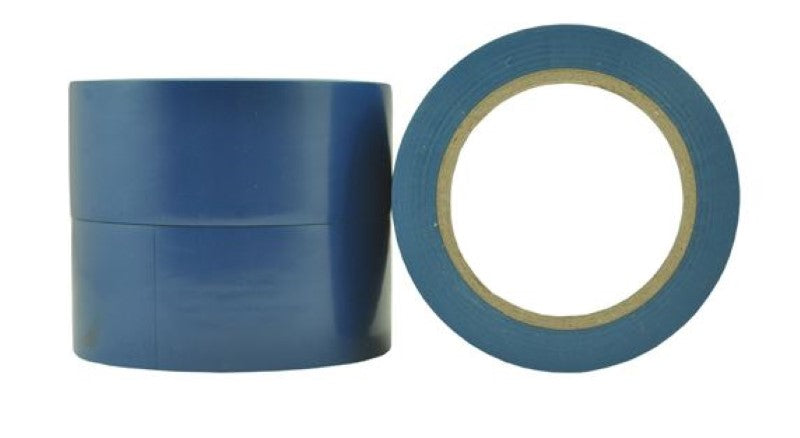 PVC Floor Marking Tape - Blue, 48mm x 33m x 150mu (36 Rolls)