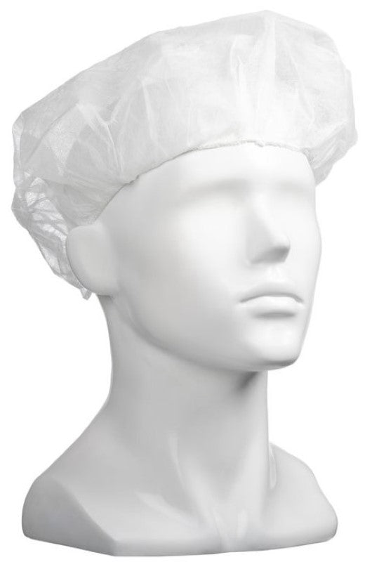 Polypropylene Bouffant Hats - Blue Wide (Box of 600) *For Larger Hair Styles