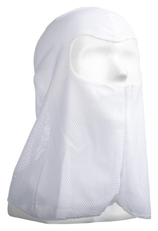 Polycotton Full Face Balaclavas - White, 390mm, Reusable/Washable (200)