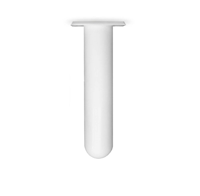 Rod Holder Flush Straight White