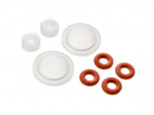 Maverick Qntm Shock Rebuild Set (2) enhances RC performance with durable components for improved shock absorption.