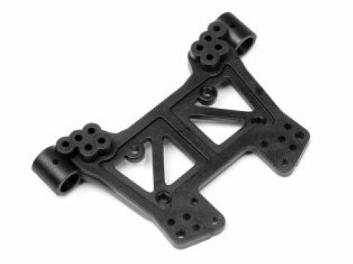 Maverick Radio Control Shock Tower for improved stability and handling in off-road RC vehicles.