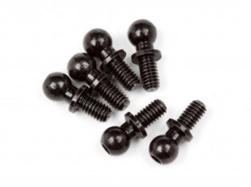 Maverick Ion 2.5 x 4.5mm Ball Studs for improved RC vehicle suspension and handling, pack of 6 durable parts.