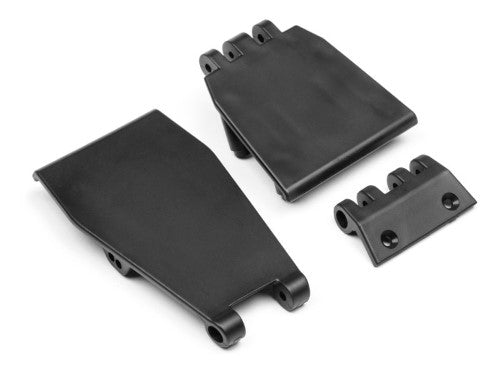 Maverick TW Skid Plate for radio control vehicles, providing front and rear impact protection and enhanced durability.