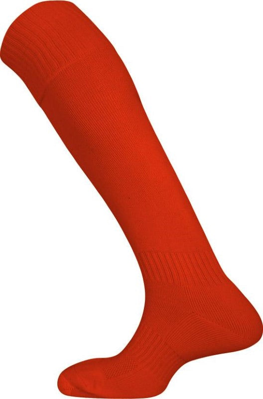 Mitre Mercury Plain Football Soccer Socks Sports - Scarlet - Junior