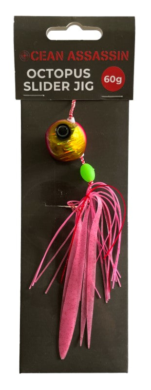 Ocean Assassin Octopus Slider Jig - Pink/Gold - 60g