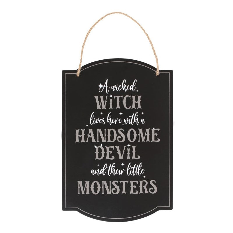 Wicked Witch Family Sign