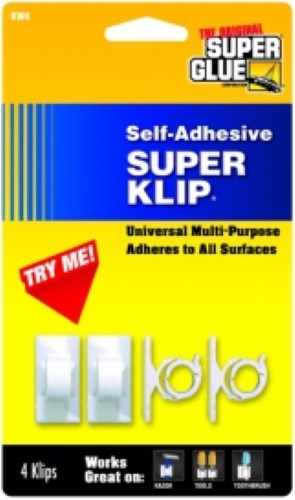 Self-adhesive clips for secure attachment in DIY projects, perfect for paper, wood, and fabric crafting.