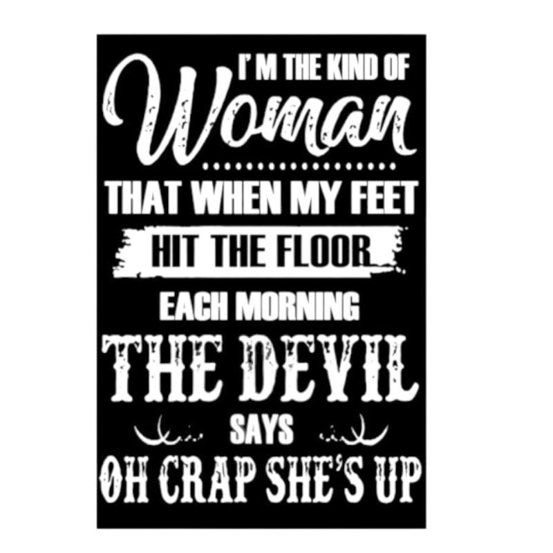 Oh Crap Metal Wall Art