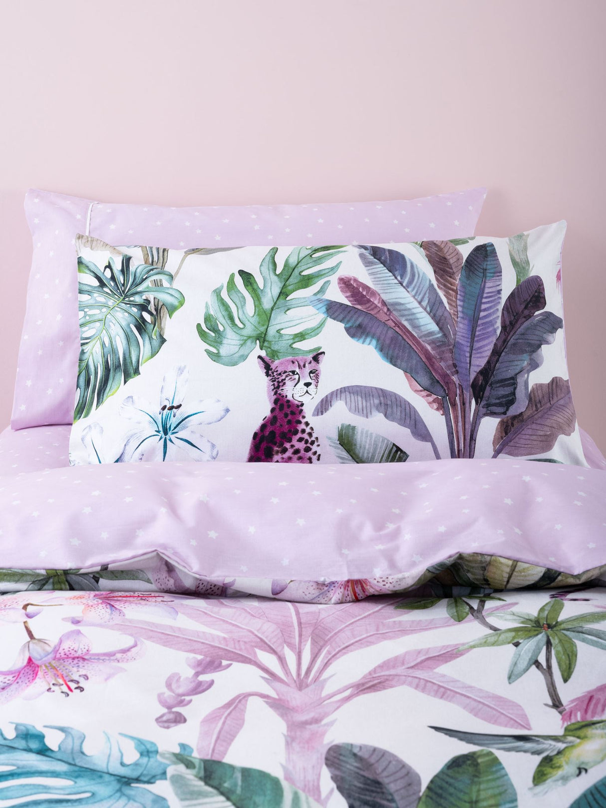 Duvet Cover Set Single - Sand Safari Jungle Duvet Cover Set by Squiggles