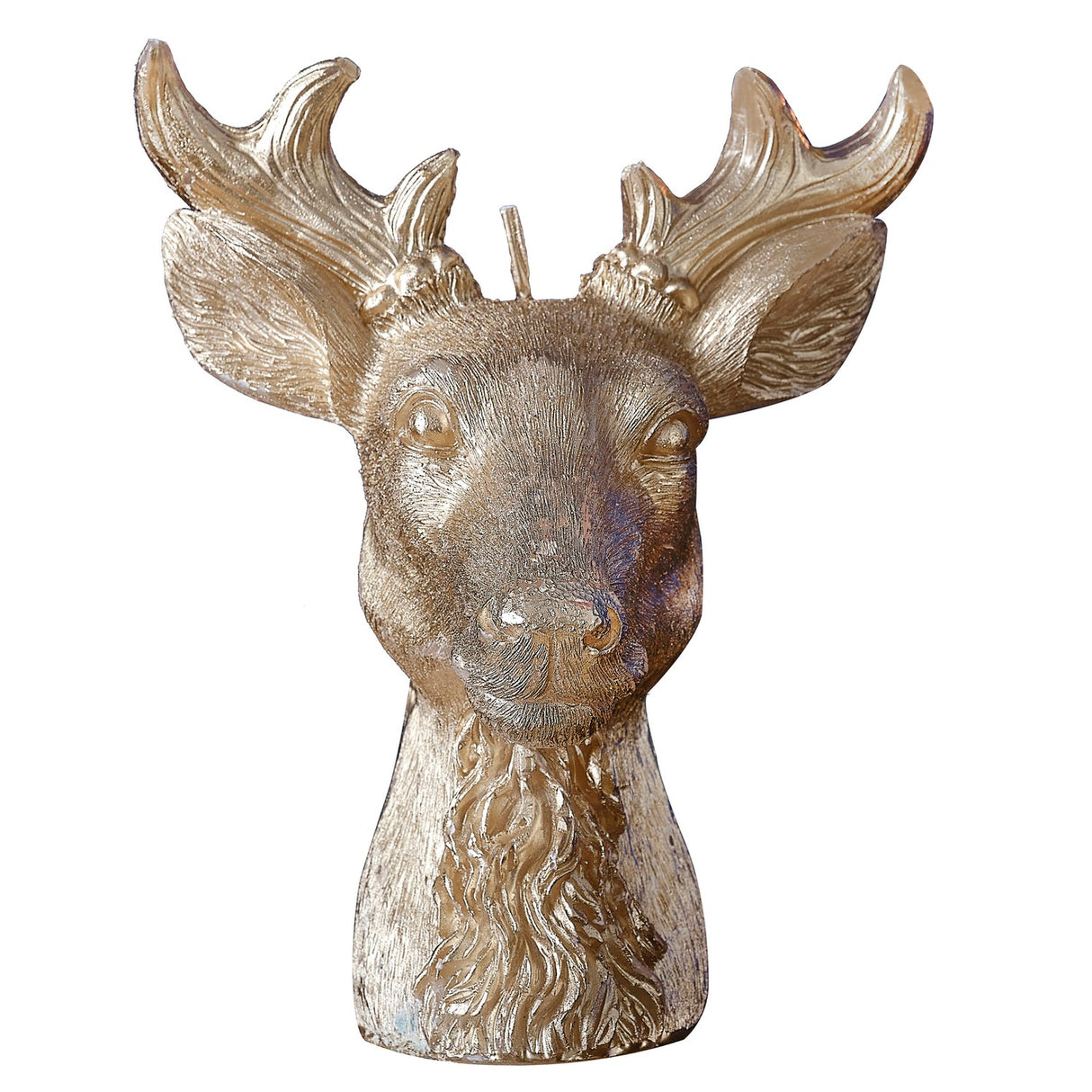 Candle - Merry & Bright Gold Stag
