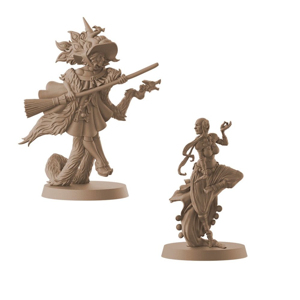 Massive Darkness 2: Heroes & Monster Set - Monks & Necromancers vs The Paragon
