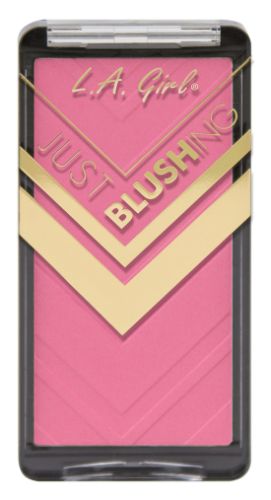 LA Girl Just Blushing - Just Kissed features 16 pigmented blush shades in matte and shimmer finishes for a radiant glow.