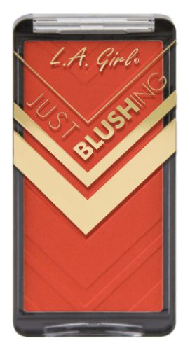 LA Girl Just Blushing - Just For Fun: A pigmented powder blush in 16 shades for a vibrant, long-lasting flush.