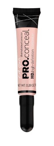 LA Girl Pro Concealer in Cool Pink neutralizes dark circles and imperfections for a bright, natural finish.