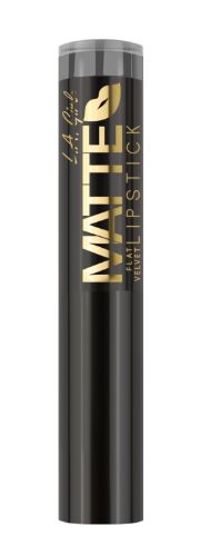 LA Girl Matte Flat Velvet Lipstick in Poetic offers a rich matte finish, hydrating shea butter, and a luxurious creamy texture.