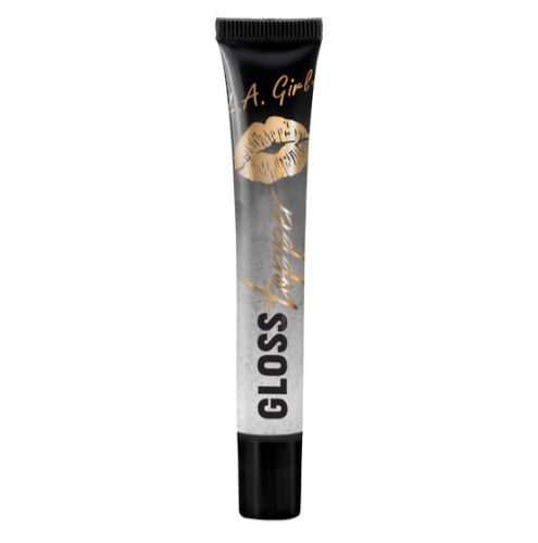 LA Girl Gloss Topper - Clear enhances lips with dazzling shine, non-sticky finish, and nourishing ingredients for softness.