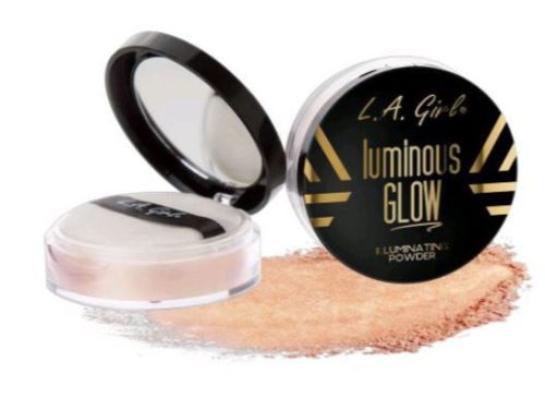 LA Girl Luminous Powder in Sunkissed, ultra-fine loose powder for a radiant, sun-kissed glow on face and body.