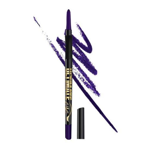 Vibrant purple eyeliner pencil with a smooth, gel-like formula for precise, long-lasting eye definitions.