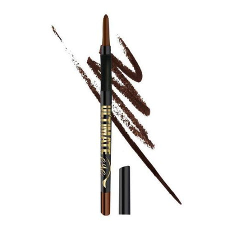 LA Girl Ultimate Auto Eyeliner Pencil in Lasting Brown, featuring a smooth gel formula for precise, long-lasting eye makeup.