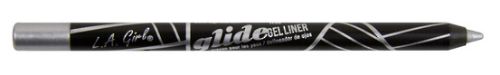 LA Girl Glide Pencil in Silver Streak, metallic silver eye pencil, smudge-proof, waterproof, lasts 14 hours.