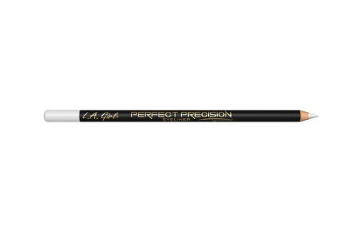 LA Girl Perfect Precision Eyeliner Pencil in Arctic White for vibrant, precise eye makeup with a smooth, long-lasting formula.