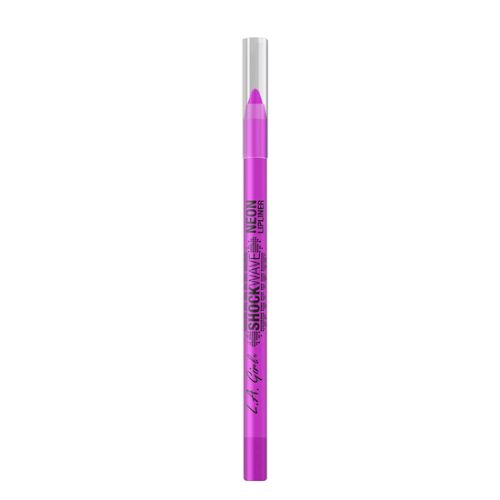 Vivid neon lip liner in Blaze, creamy and water-resistant for bold, defined lips with up to 8 hours of wear.