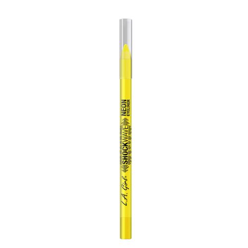 Vibrant LA Girl Neon Eyeliner in Screamin', long-lasting, creamy gel formula for bold, eye-catching looks.