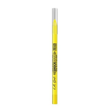 Vibrant LA Girl Neon Eyeliner in Screamin', long-lasting, creamy gel formula for bold, eye-catching looks.