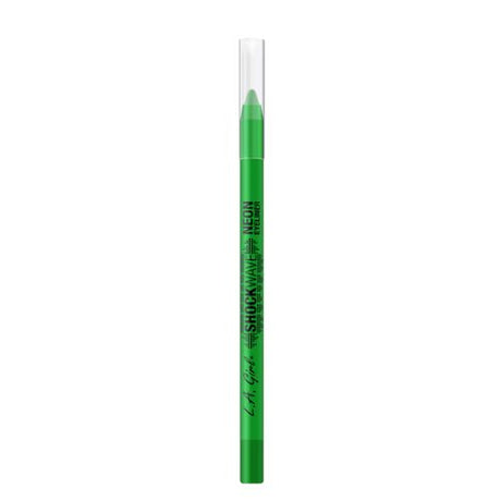 Vibrant La Girl Shockwave Neon Eyeliner in Gotcha, perfect for bold looks with 16-hour wear and water-resistant formula.
