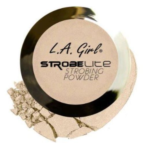 LA Girl Strobe Lite Powder - 110 Watt enhances facial features with a radiant shine, suitable for a flawless glow.