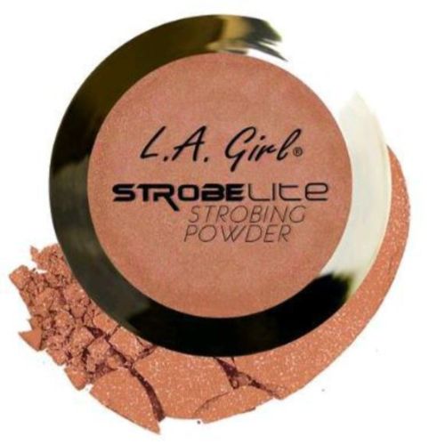 LA Girl Strobe Lite Powder - 30 Watt, a silky highlighter for fresh, luminous skin and enhancing facial features.