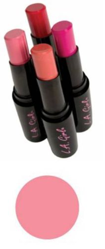LA Girl Creme Lip Color - Forever, a luxe lipstick with vibrant color, moisturizing aloe, and a precise slant tip for perfect application.