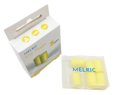 Soft foam ear plugs designed for comfort and noise reduction, effective for sleeping, studying, and concerts.