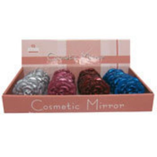 Flower Compact Mirror Display - 24pcs