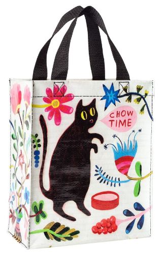 Eco-friendly tote with playful artwork, perfect for pet supplies and casual outings.