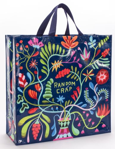Eco-friendly shopping bag with quirky design by Martha Rich, ideal for groceries, gym clothes, and everyday adventures.