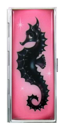 Metal Vanity Case - Pearla Seahorse