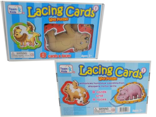 Lacing Cards - Pink