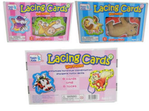 Lacing Cards - Pink