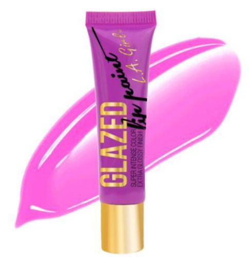 LA Girl Glazed Lip Paint in Coy offers high pigmentation, glossy finish, and nourishing ingredients for vibrant, hydrated lips.