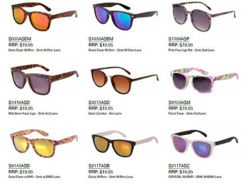 Aspect Fashion Kaleidoscope Sunglasses with 100% UV protection and vibrant styles for boys and girls.